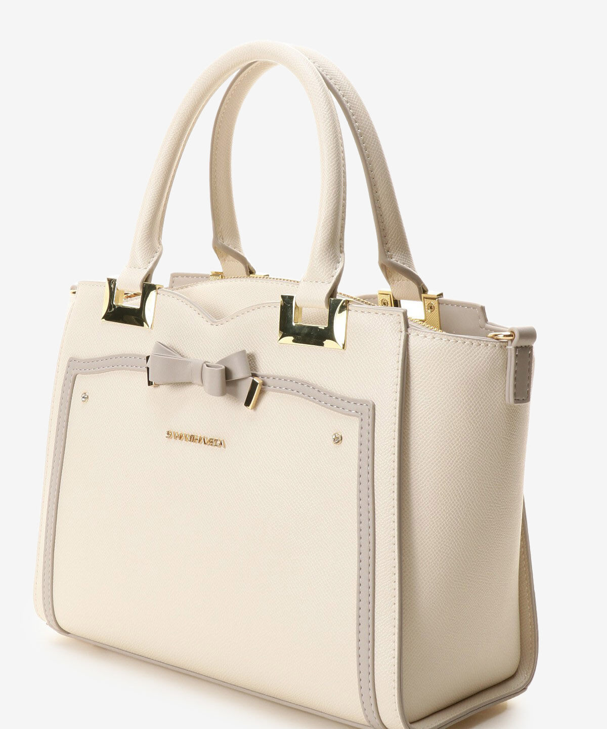 Samantha Vega「ソリッドリボントートバッグ」|ハンドバッグ|