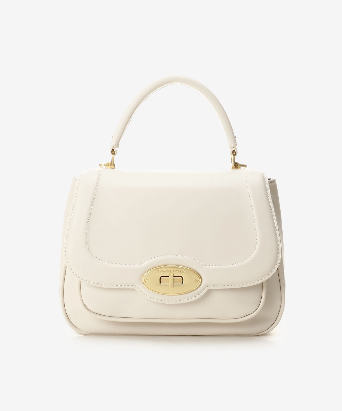 Samantha Vega「サークルショルダーバッグ（大）」|ハンドバッグ|ホワイト