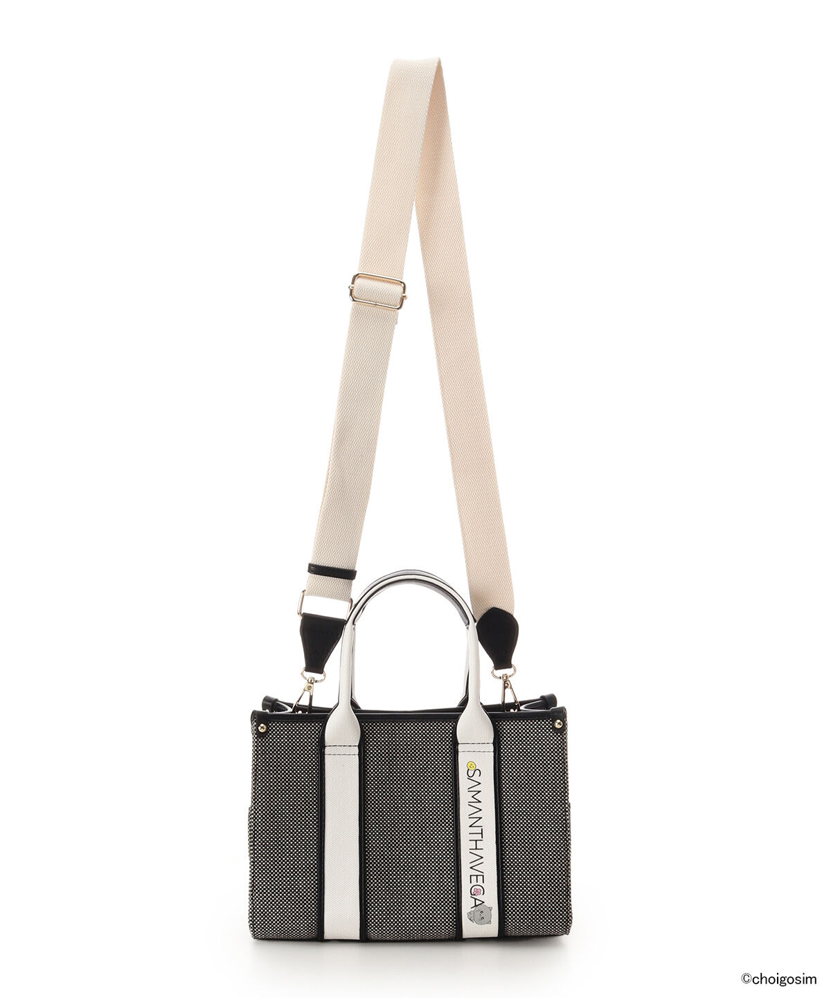 Samantha Vega「チェゴシム&times;SAMANTHAVEGA　「ねこゴシム」ロゴテープバッグ」|ハンドバッグ|