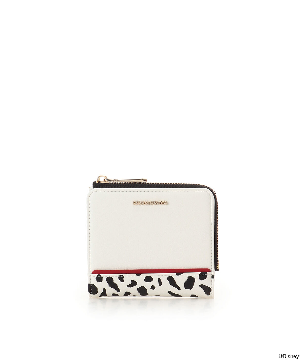 Samantha Vega「ディズニーヴィランズコレクション 「クルエラ」 折財布」|財布|ホワイト