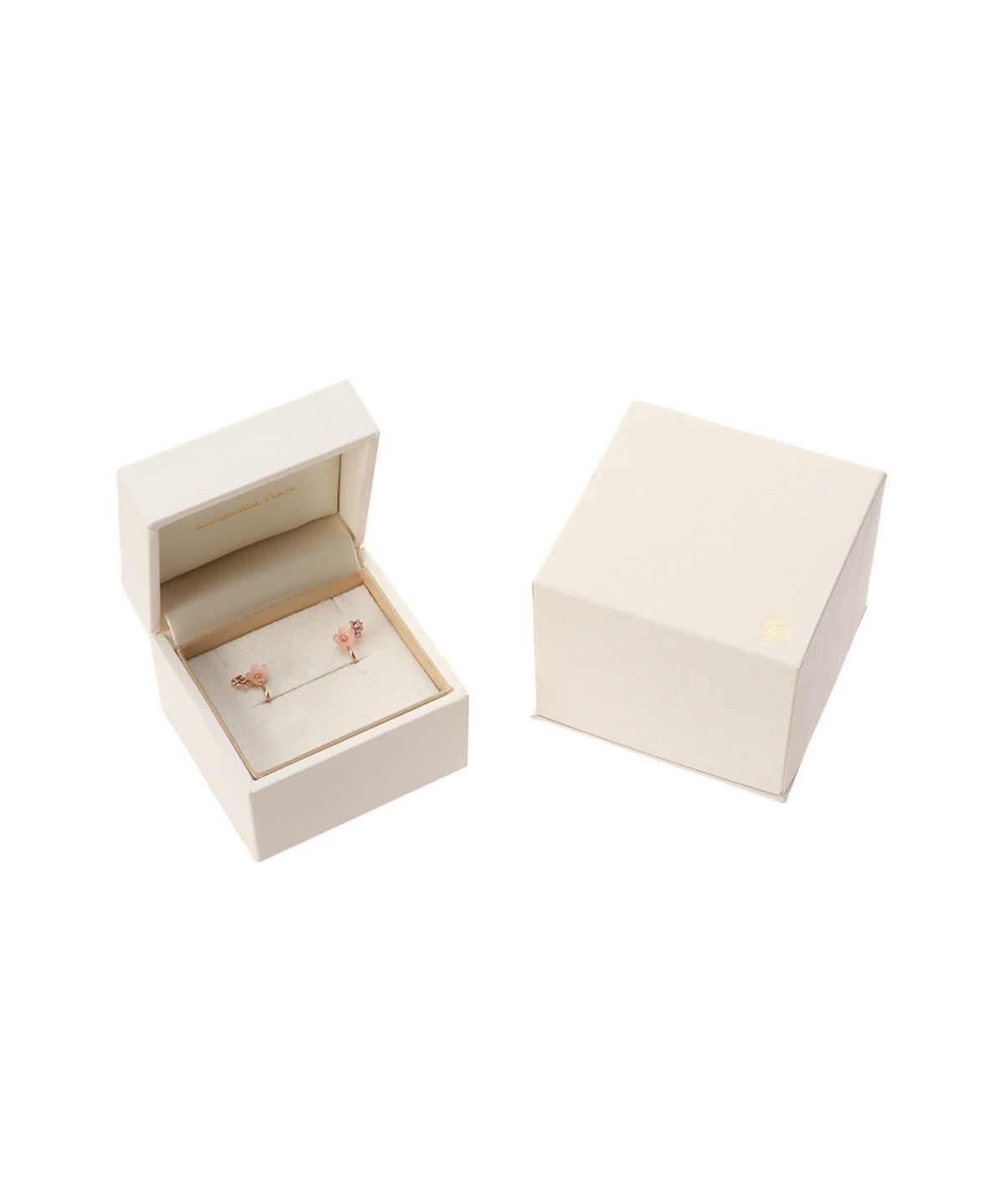 Samantha Tiara「ピンクフラワー イヤリング」|イヤリング|