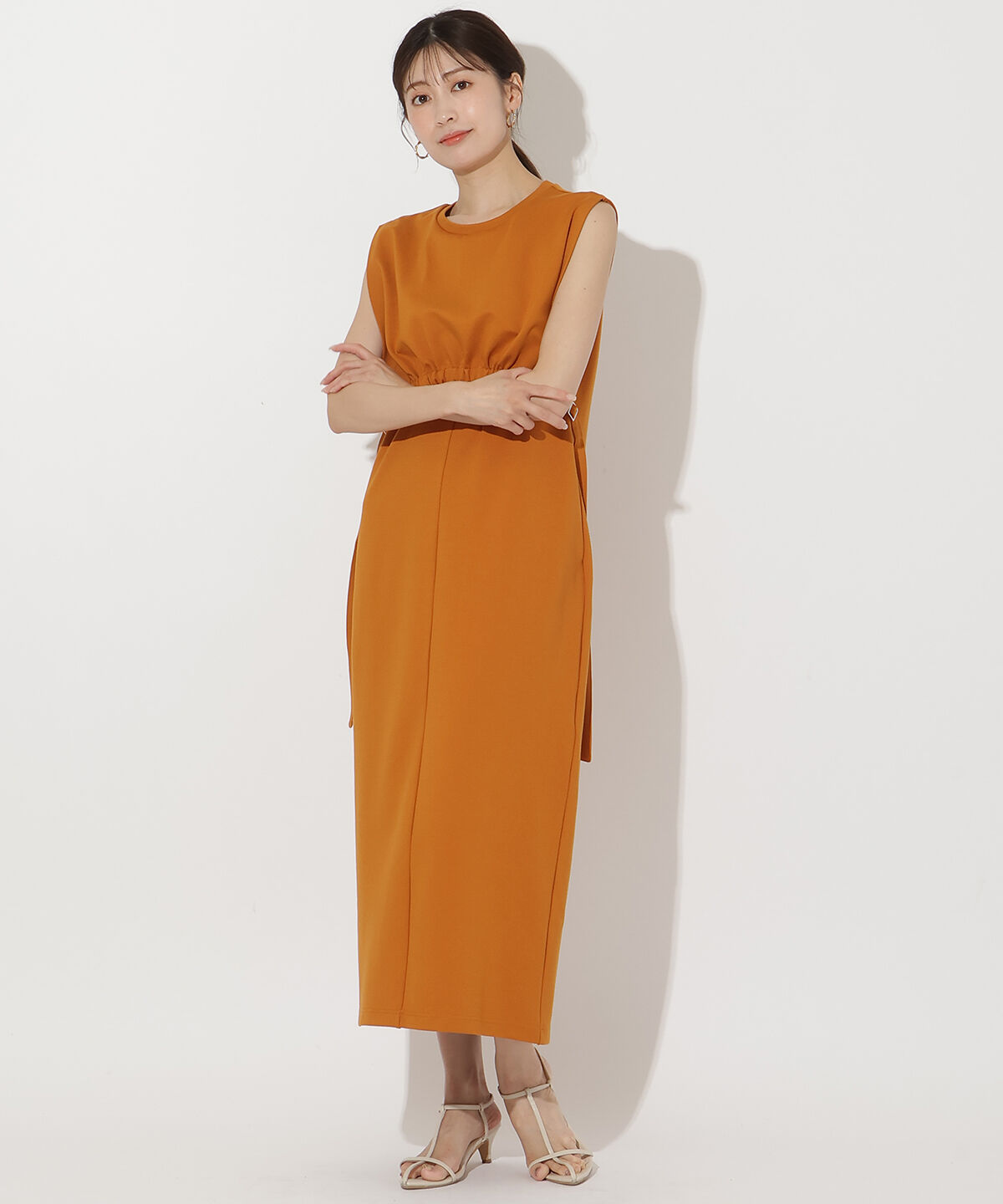 アンドクチュール「リラックスポンチワンピース」|ワンピース|