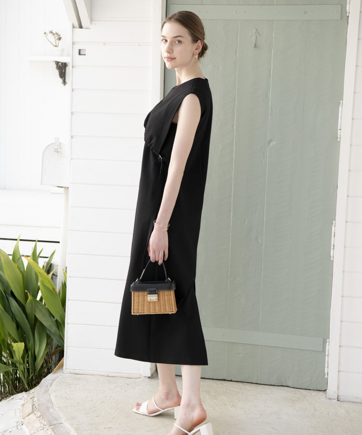 アンドクチュール「リラックスポンチワンピース」|ワンピース|