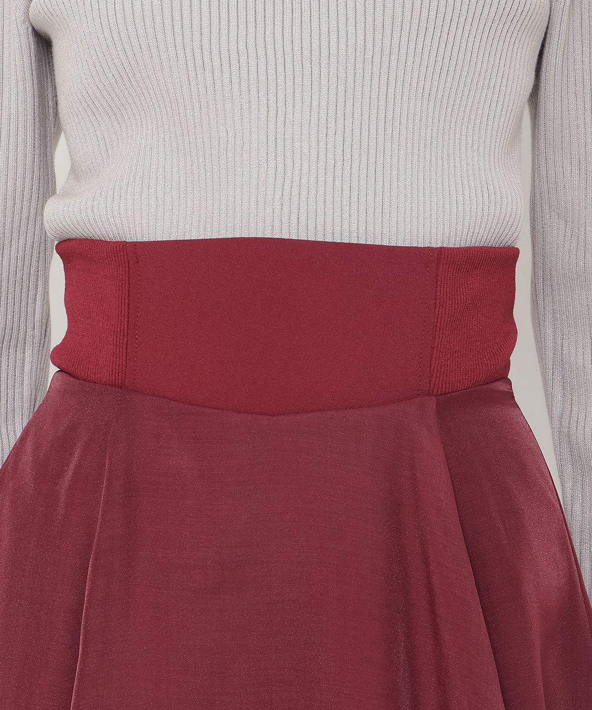 アンドクチュール「アシメシアーラッフルスカート」|フレア|