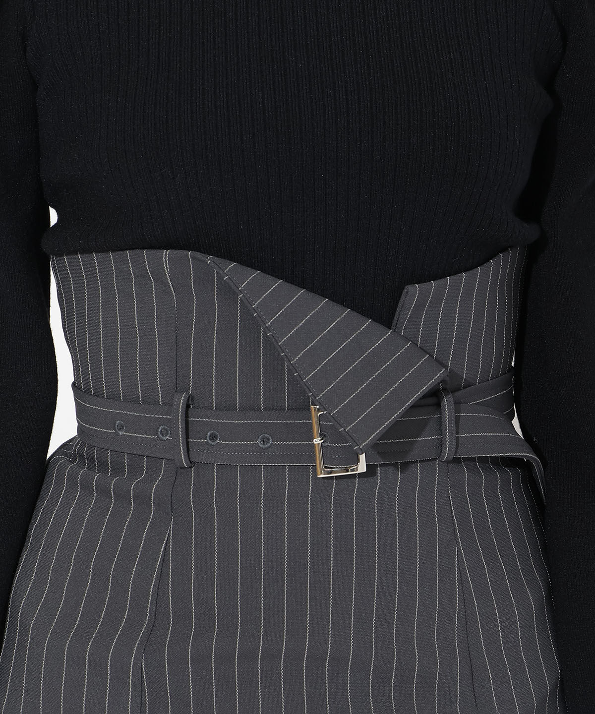 アンドクチュール「ウエスト折り返しマーメイドスカート」|スカート|