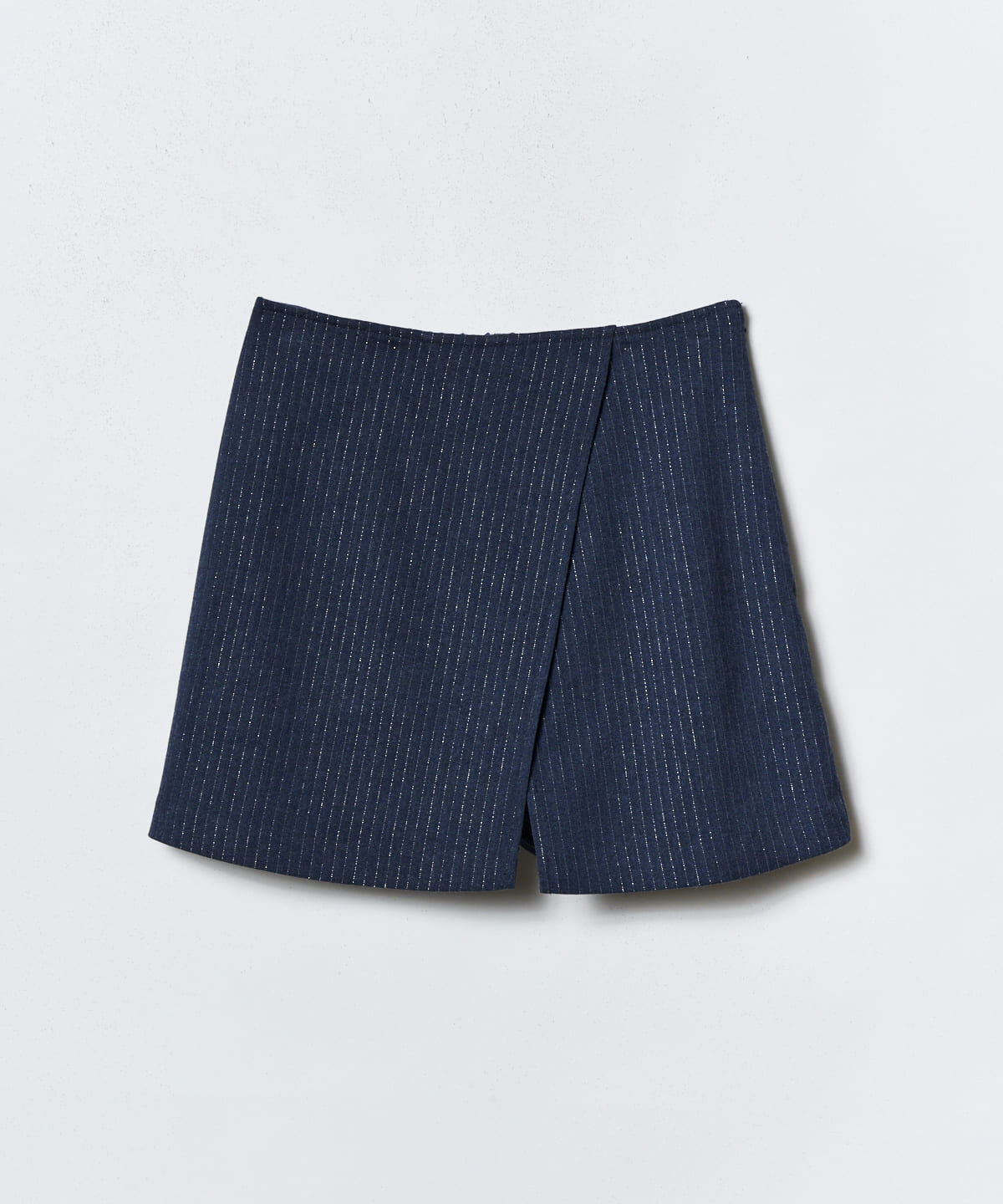 REDYAZEL「ラメストライプラップミニスカパン」|キュロット|