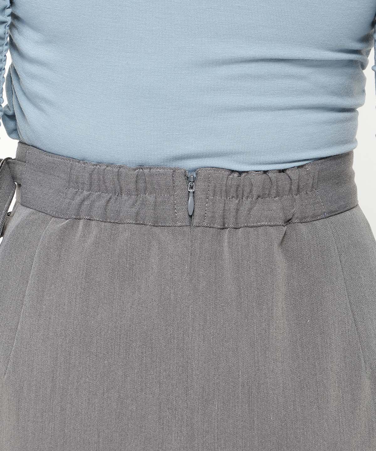 REDYAZEL「アシメソフトプリーツスカート」|フレア|