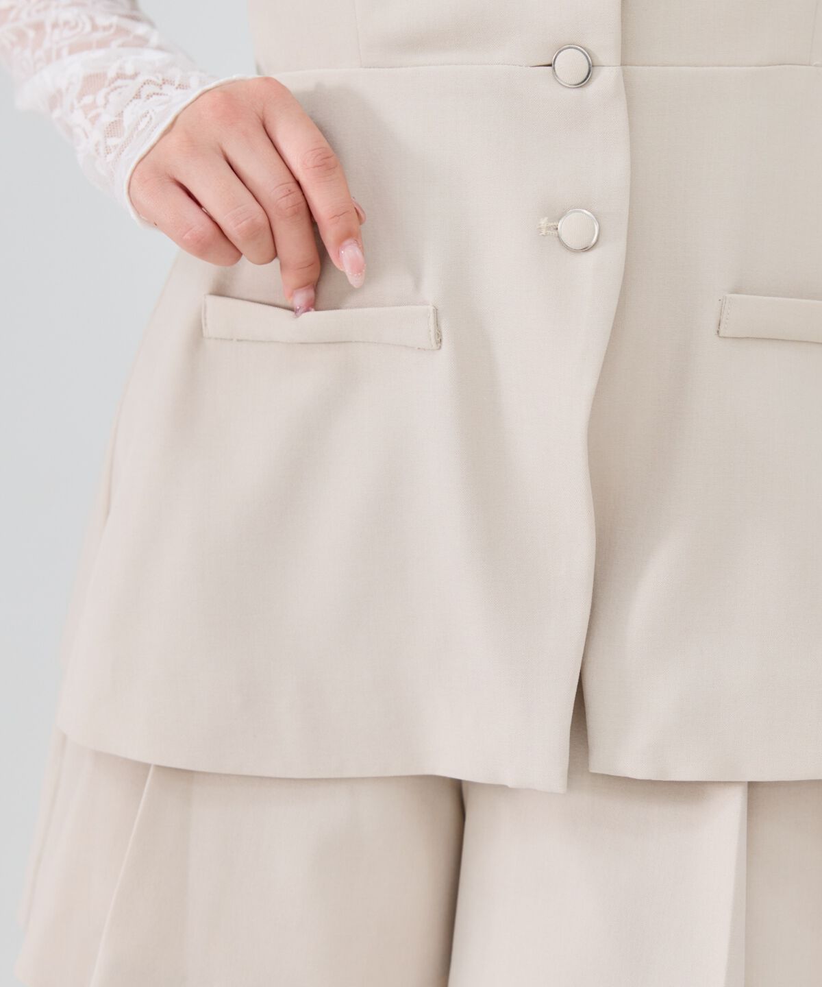 REDYAZEL「リボンショルダービスチェ」|キャミソール|