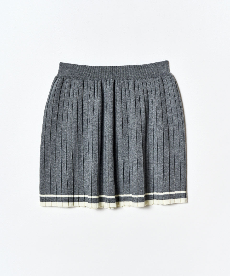 REDYAZEL「ラインスキームニットカーディガン&times;スカートセットアップ」|ワンピース|