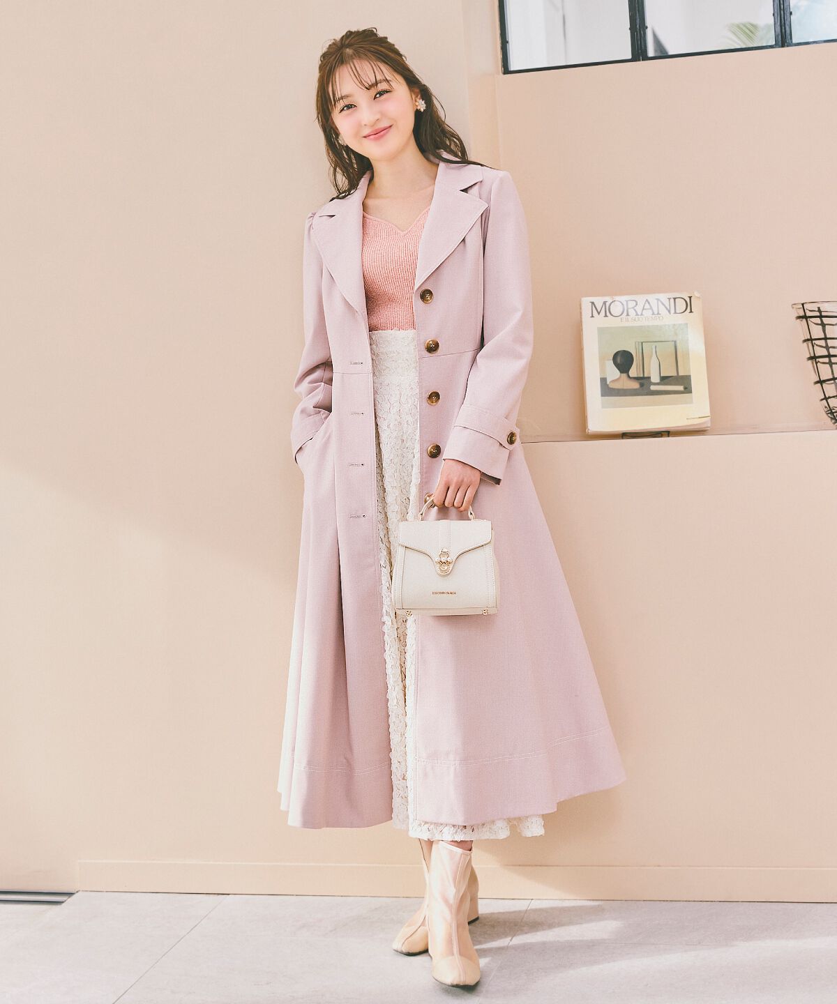 WILLSELECTION「シングルトレンチドレスコート」|トレンチコート|