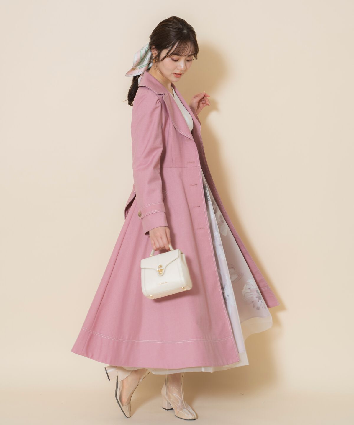 WILLSELECTION「シングルトレンチドレスコート」|トレンチコート|