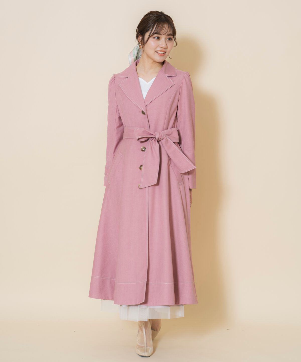 WILLSELECTION「シングルトレンチドレスコート」|トレンチコート|