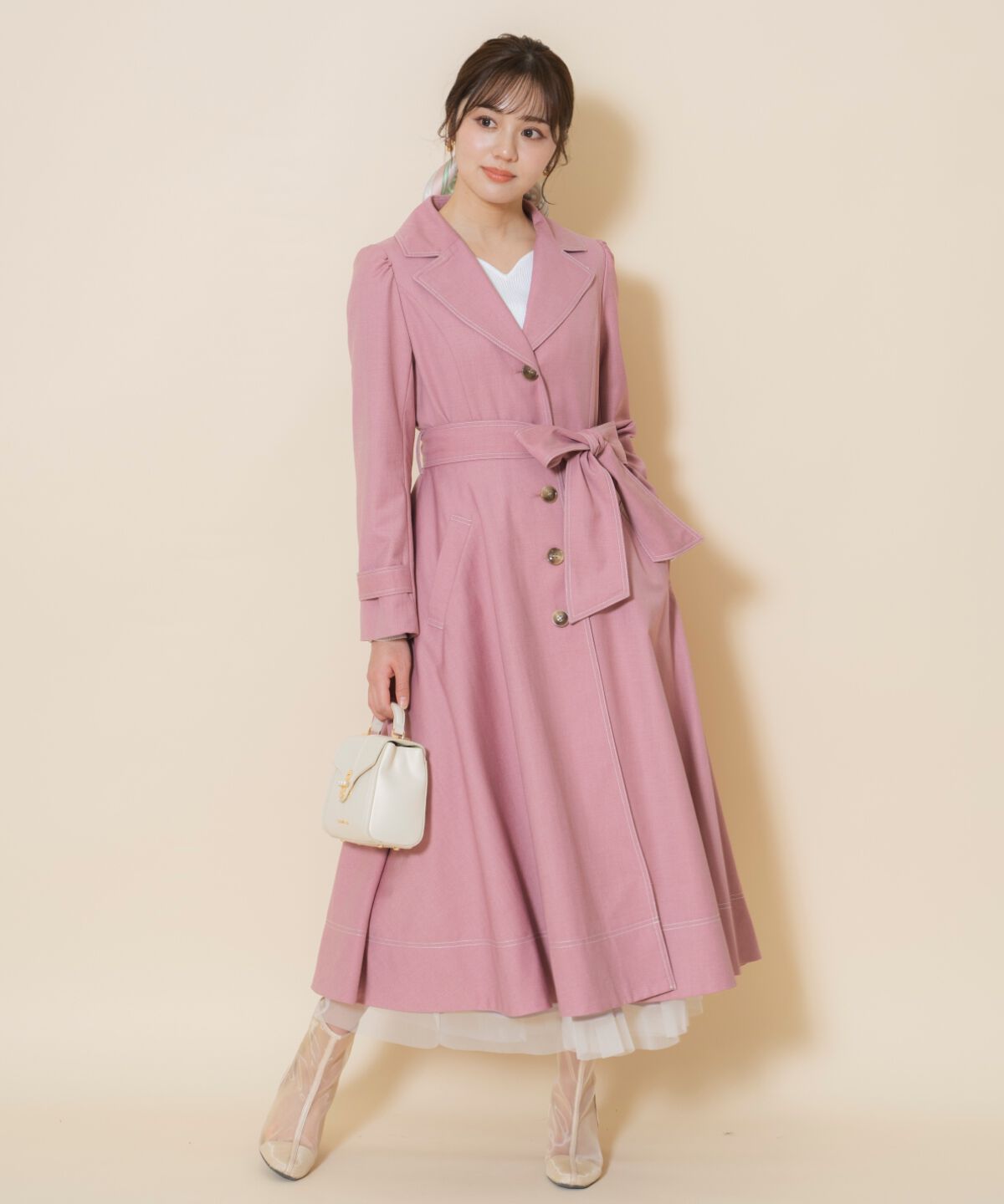 WILLSELECTION「シングルトレンチドレスコート」|トレンチコート|