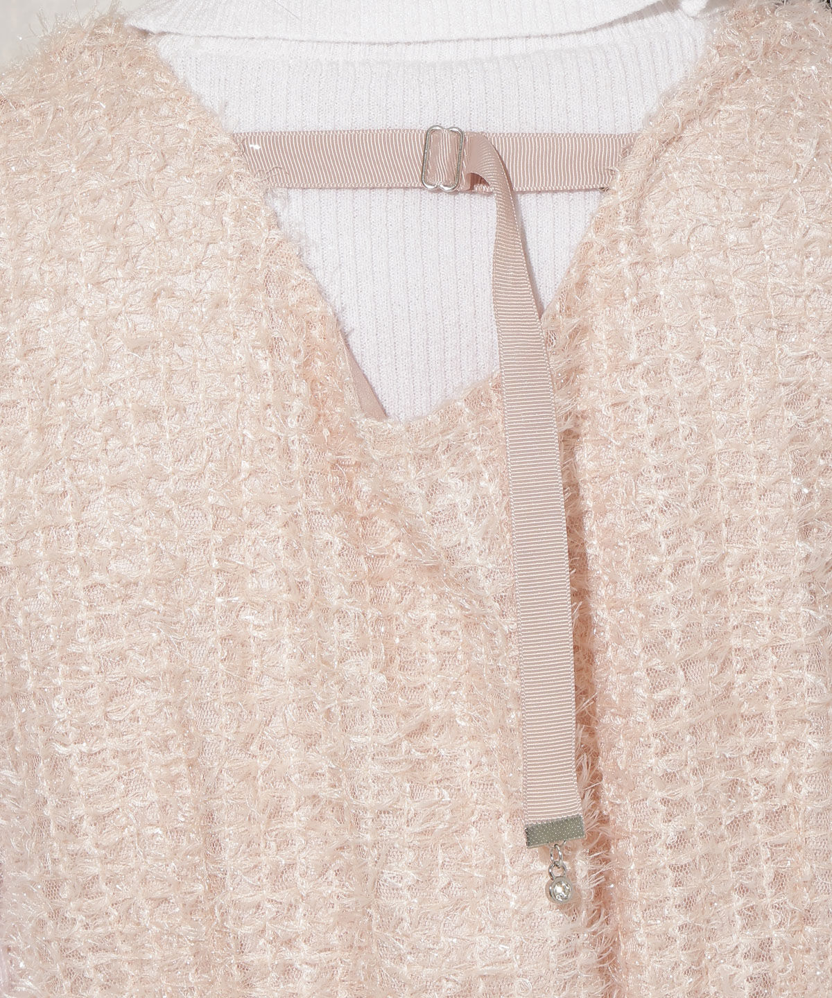 WILLSELECTION「フリンジチェックジャンスカ」|ジャンパースカート|