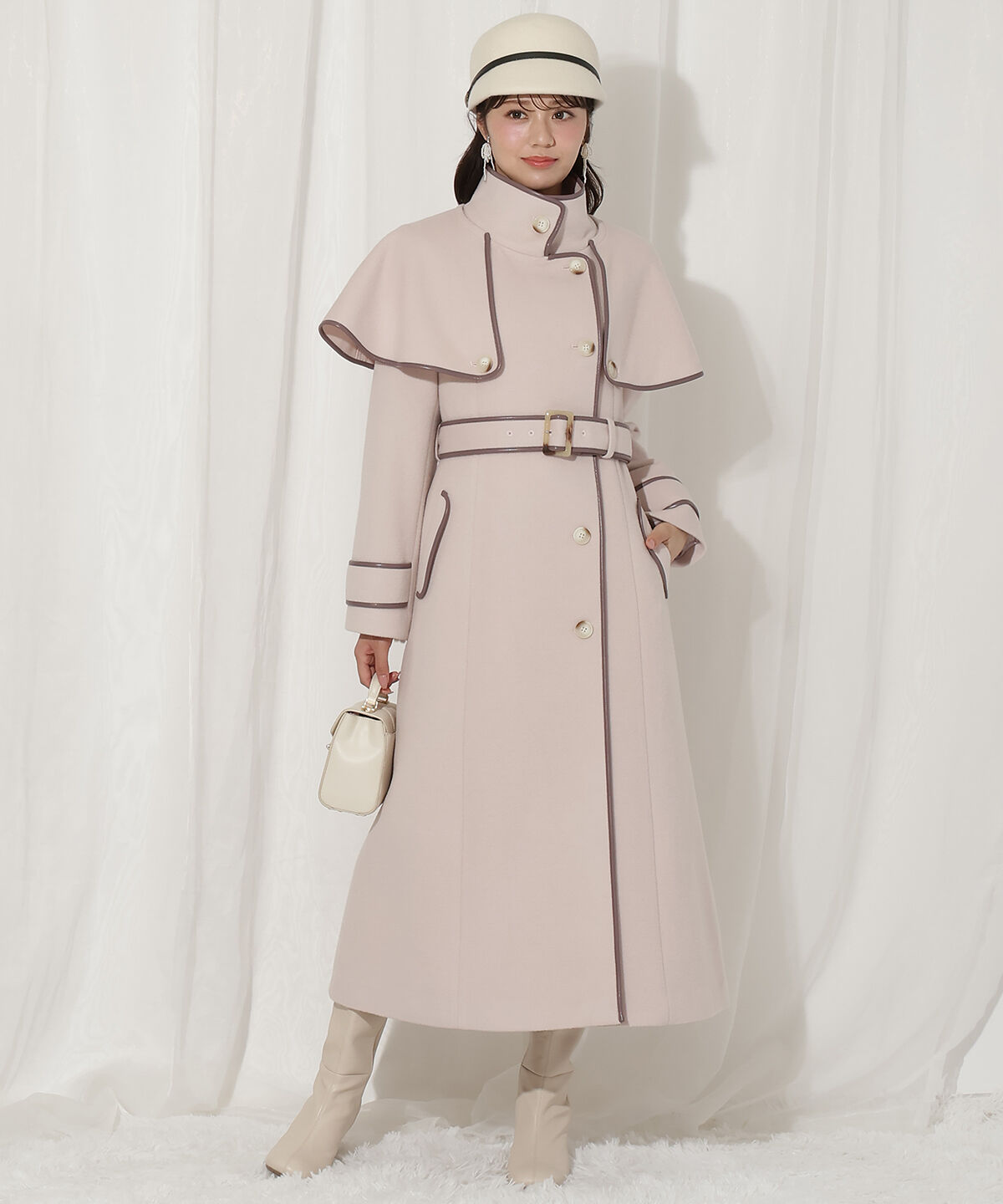 WILLSELECTION「配色ケープコート」|その他|