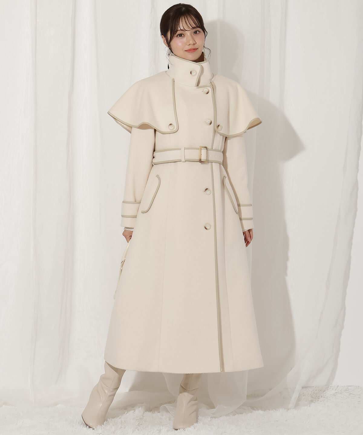 WILLSELECTION「配色ケープコート」|その他|