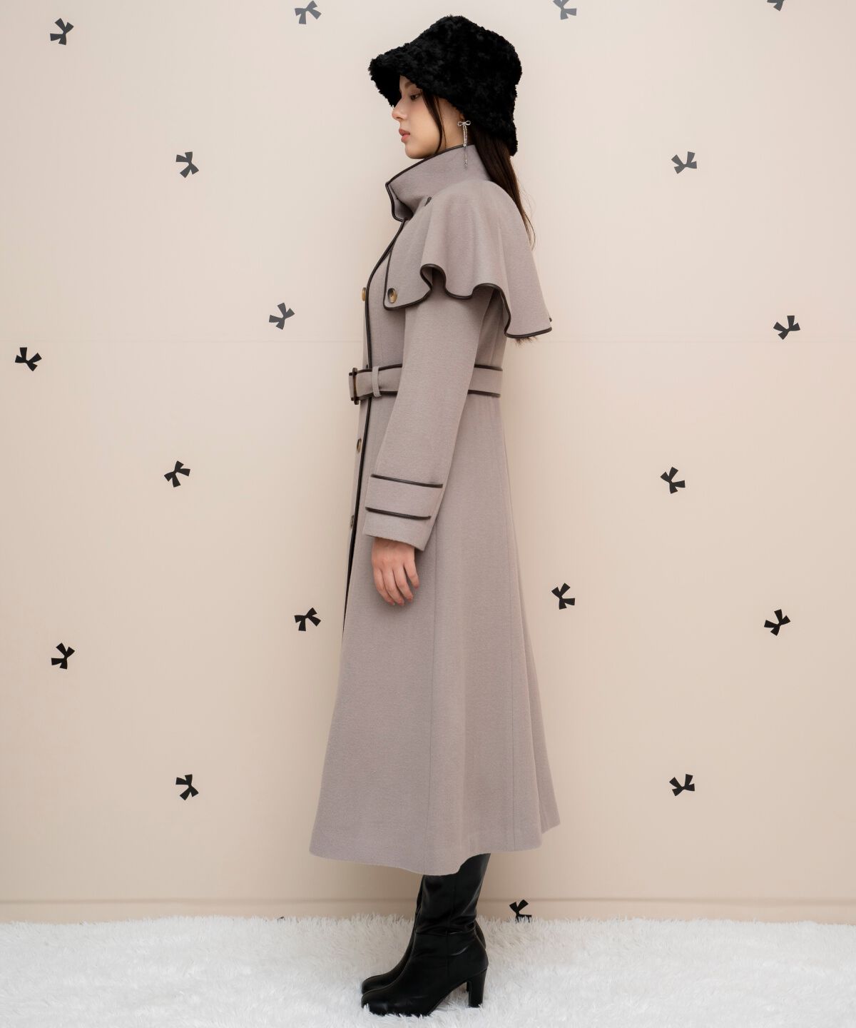 WILLSELECTION「配色ケープコート」|その他|