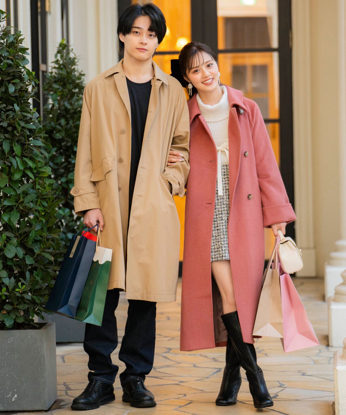 WILLSELECTION「レースアップタートルニット」|ニット・セーター|