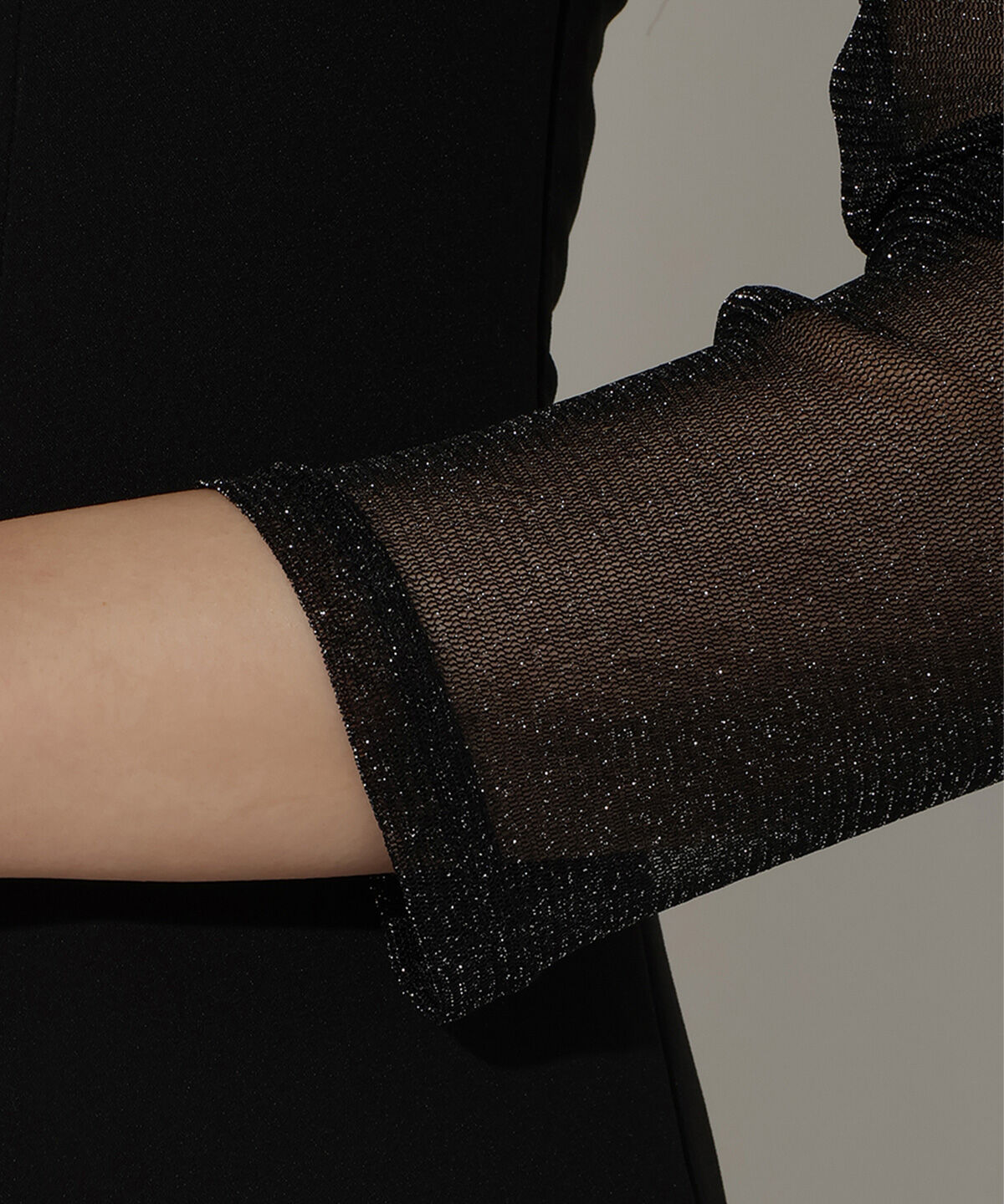 WILLSELECTION「フラワーキャミワンピース&times;シアーラメトップス」|ドレス|