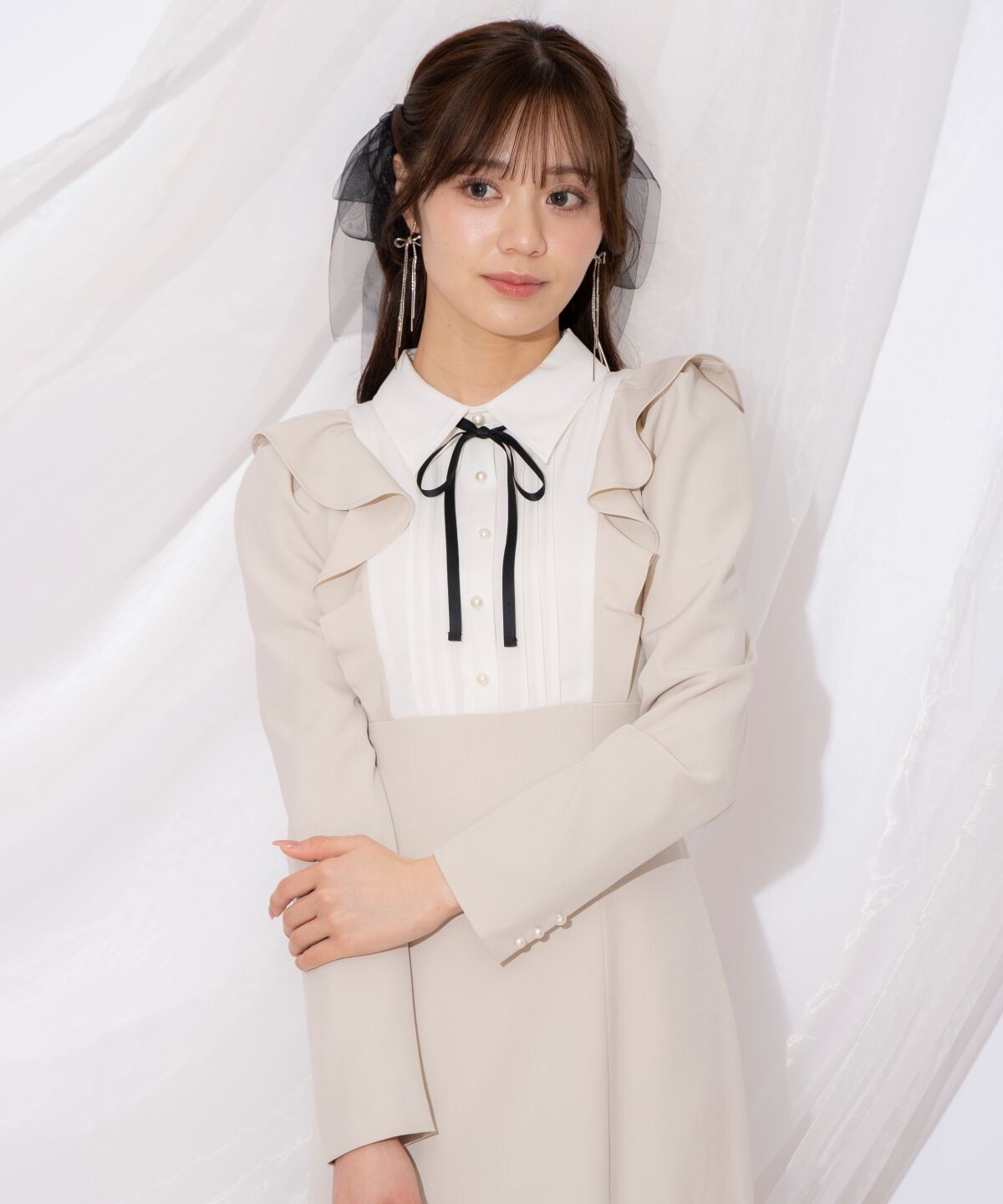 WILLSELECTION「配色ヨークマーメイドワンピース」|ワンピース|