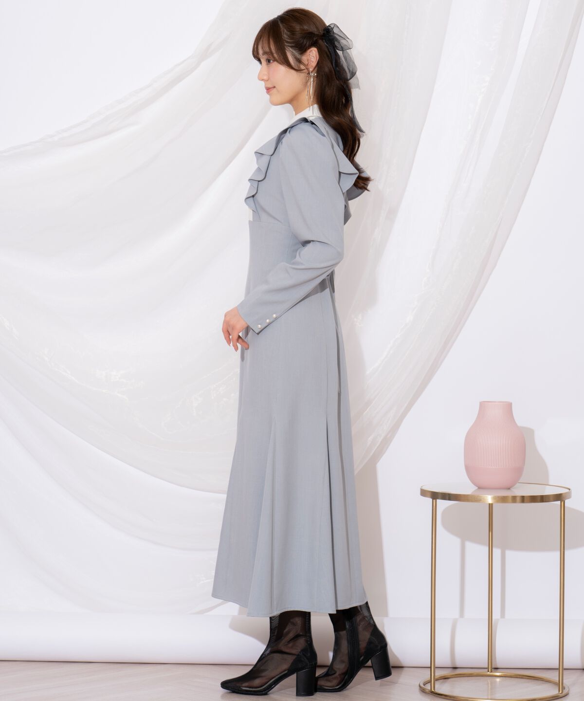 WILLSELECTION「配色ヨークマーメイドワンピース」|ワンピース|