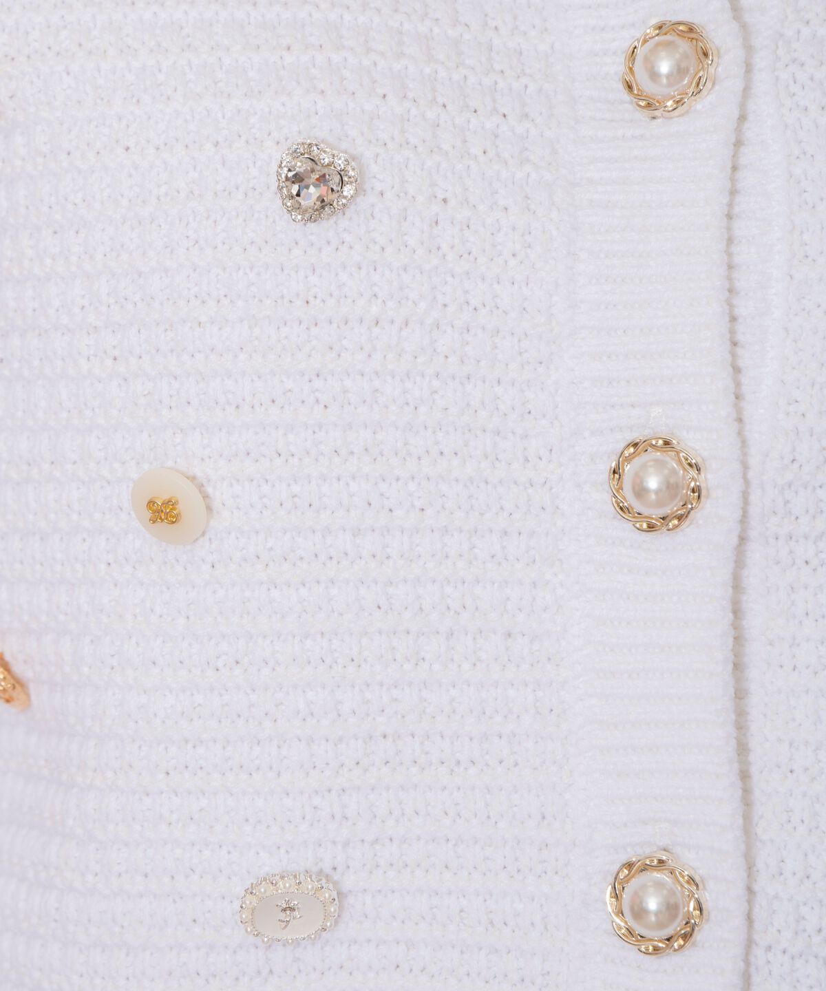 WILLSELECTION「シャイニービジューカーディガン」|カーディガン|