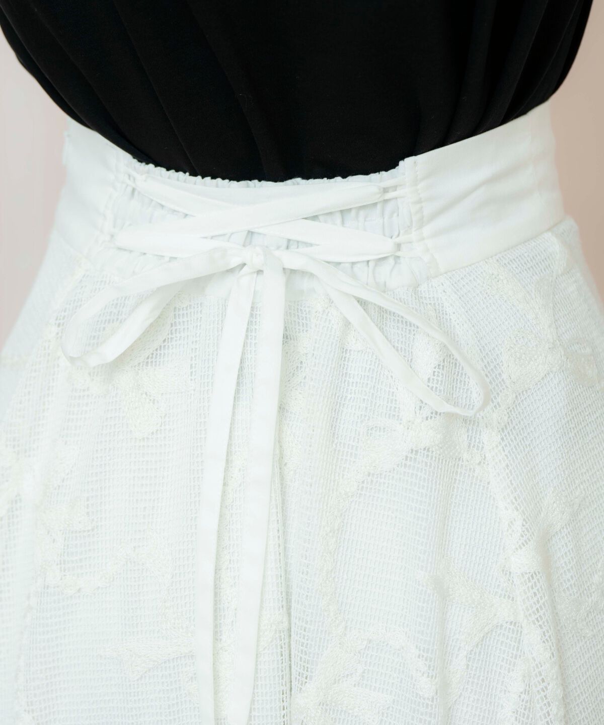 WILLSELECTION「リボンレーススカート」|フレア|