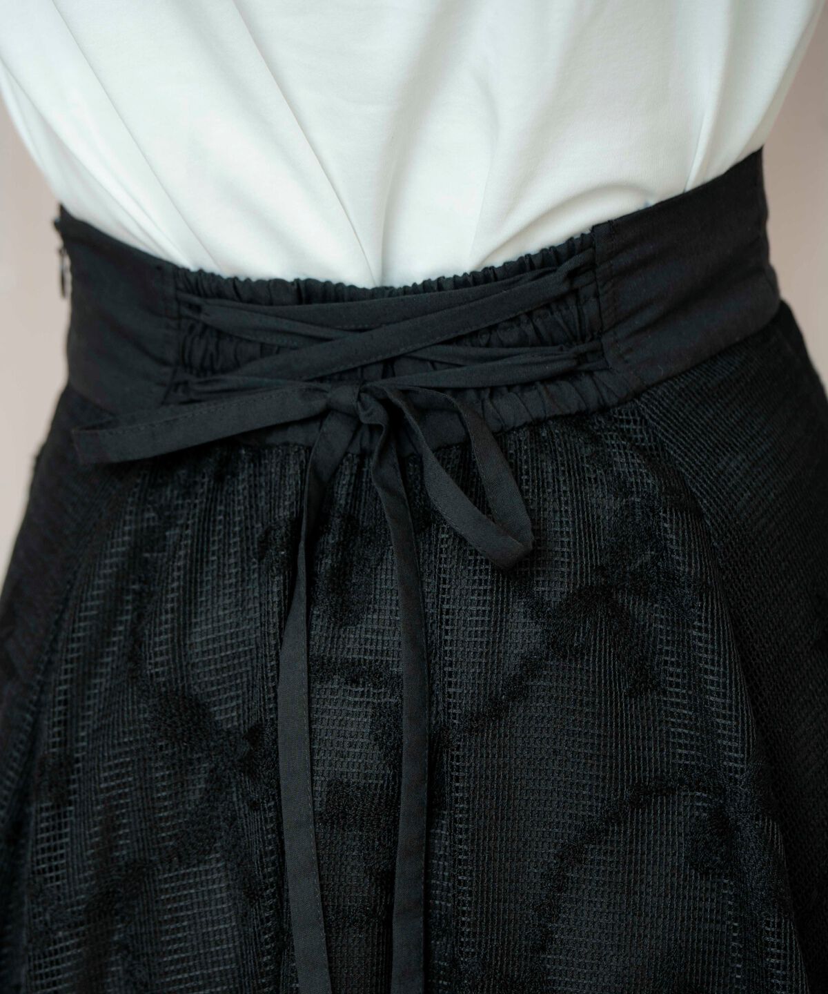 WILLSELECTION「リボンレーススカート」|フレア|