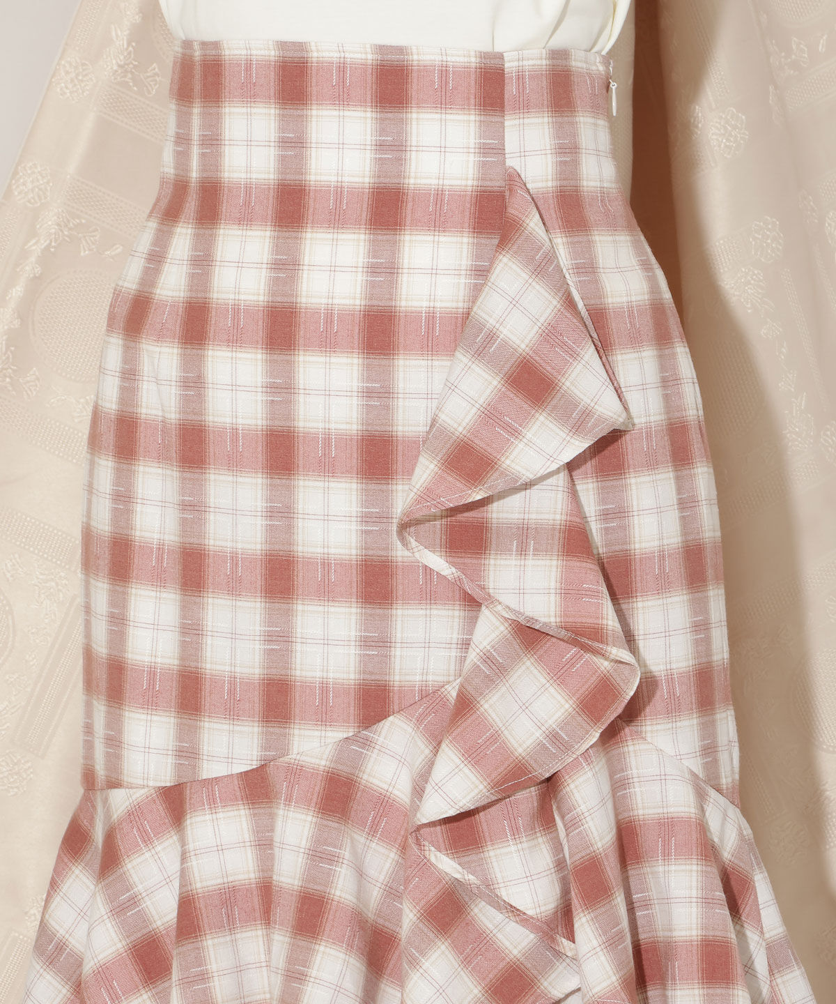 WILLSELECTION「ラッフルティアードヘムスカート」|タイト|