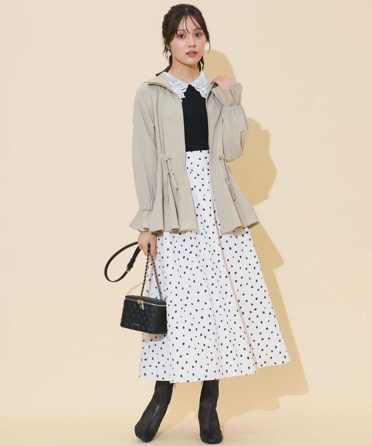 WILLSELECTION「UVカットペプラムブルゾン」|ブルゾン・スタジャン|