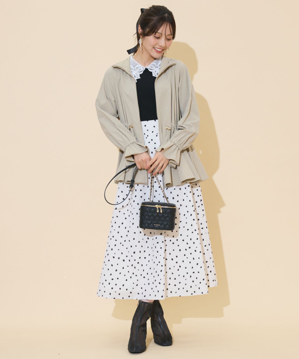 WILLSELECTION「UVカットペプラムブルゾン」|ブルゾン・スタジャン|