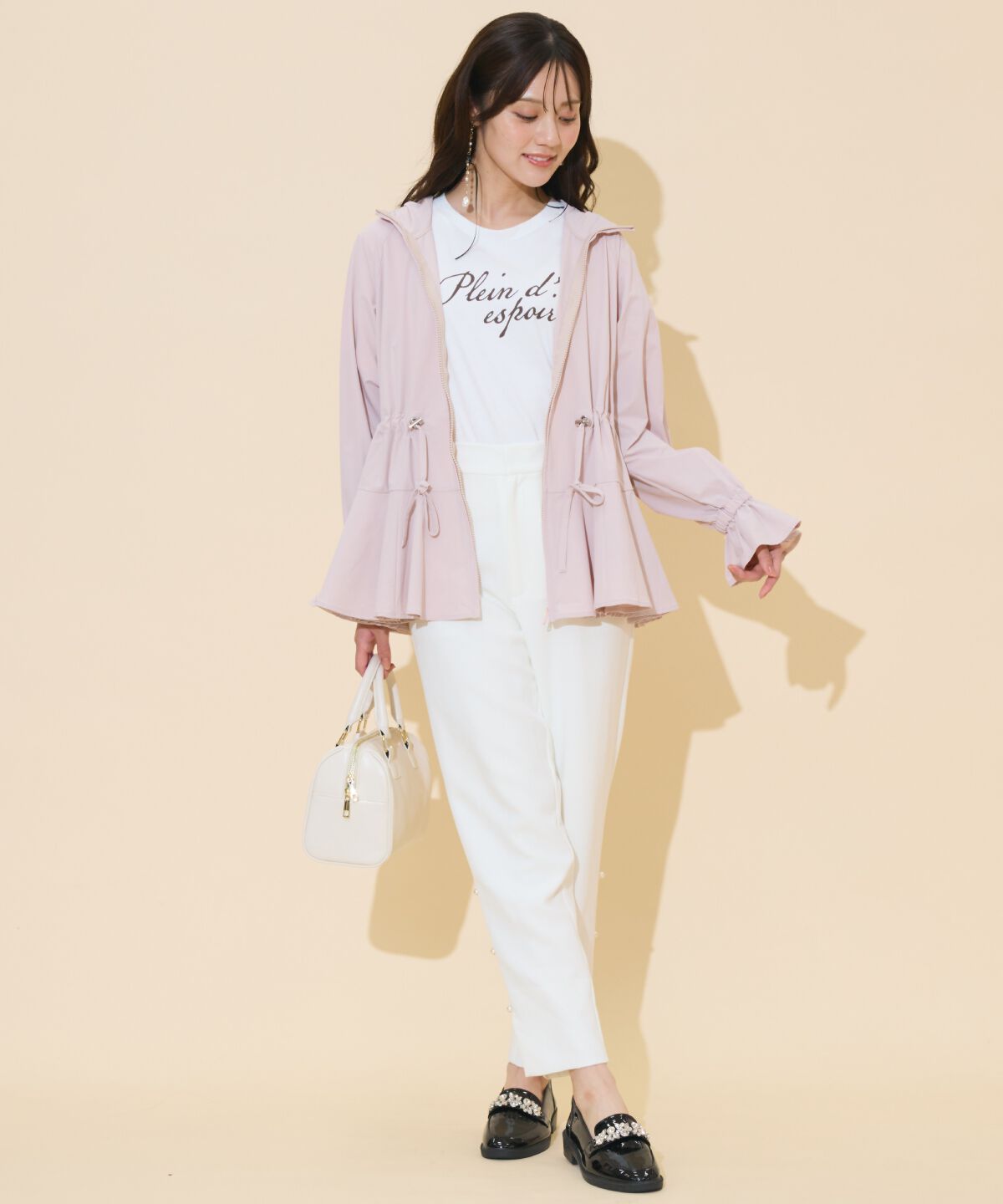 WILLSELECTION「UVカットペプラムブルゾン」|ブルゾン・スタジャン|