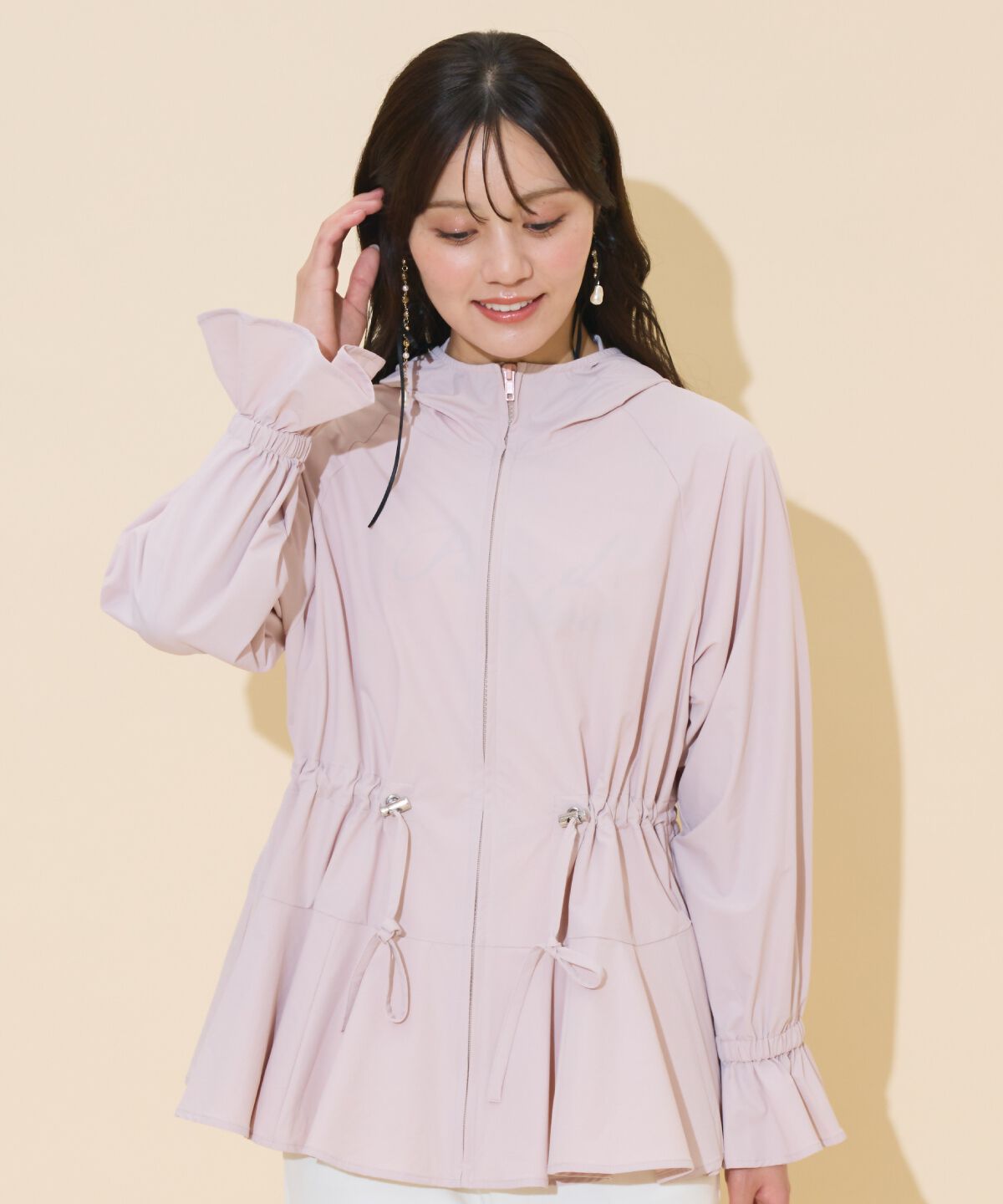 WILLSELECTION「UVカットペプラムブルゾン」|ブルゾン・スタジャン|