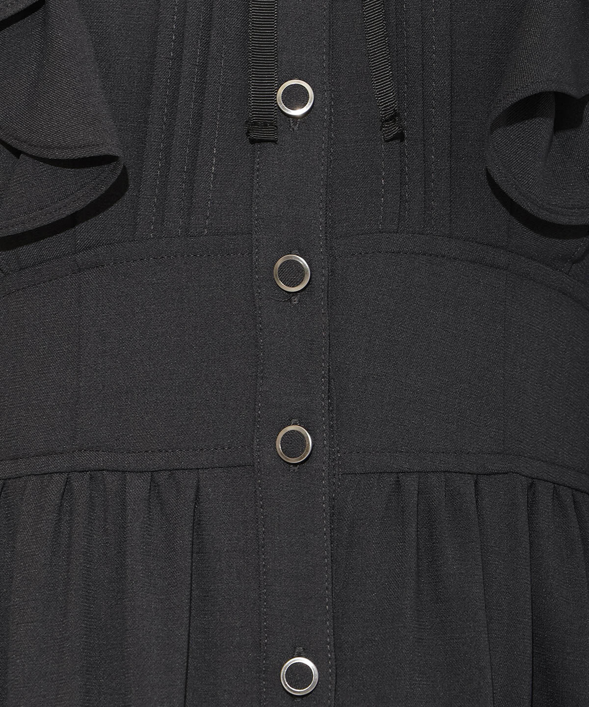 WILLSELECTION「リボンタイティアードシャツワンピース」|ワンピース|