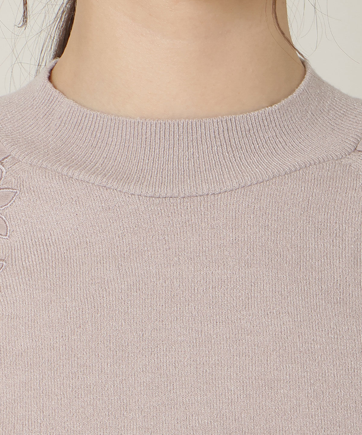 WILLSELECTION「ショルダーエンブロイダリーニット」|ニット・セーター|