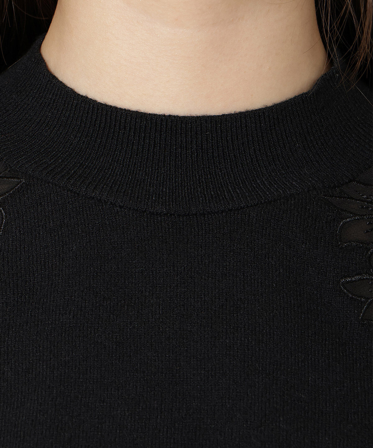 WILLSELECTION「ショルダーエンブロイダリーニット」|ニット・セーター|