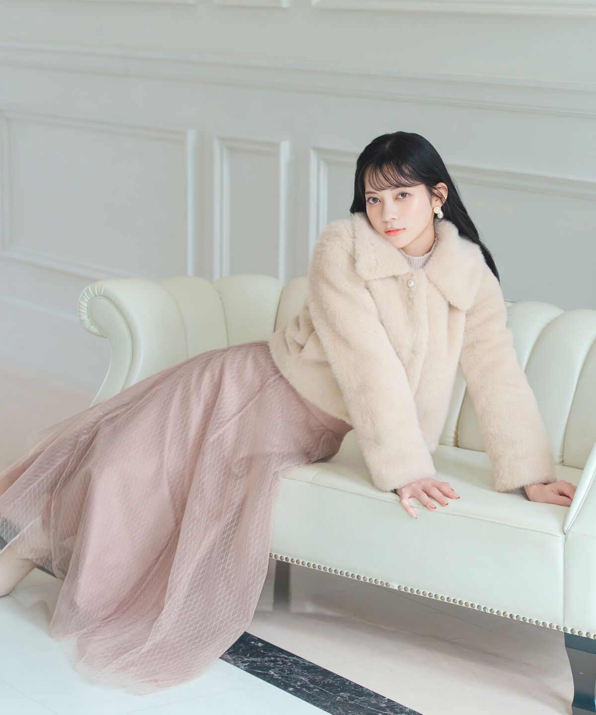 WILLSELECTION「ステンカラーエコファーショートジャケット」|ブルゾン・スタジャン|