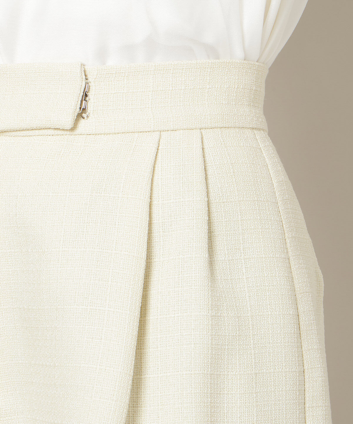 WILLSELECTION「ツイードタックショートパンツ」|キュロット|