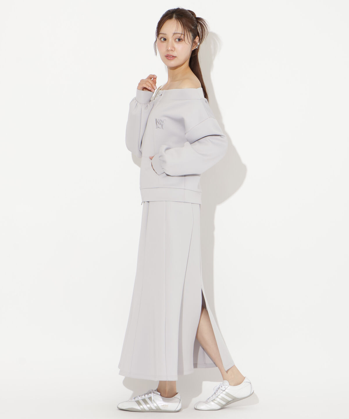 WILLSELECTION「スウェットマーメイドスカート」|フレア|