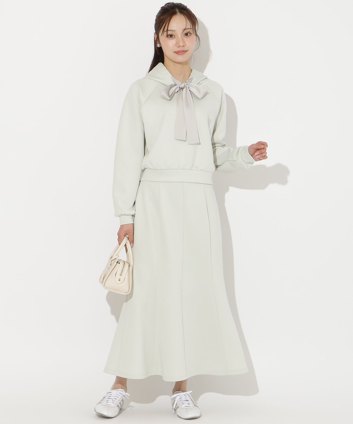 WILLSELECTION「スウェットマーメイドスカート」|フレア|ミント