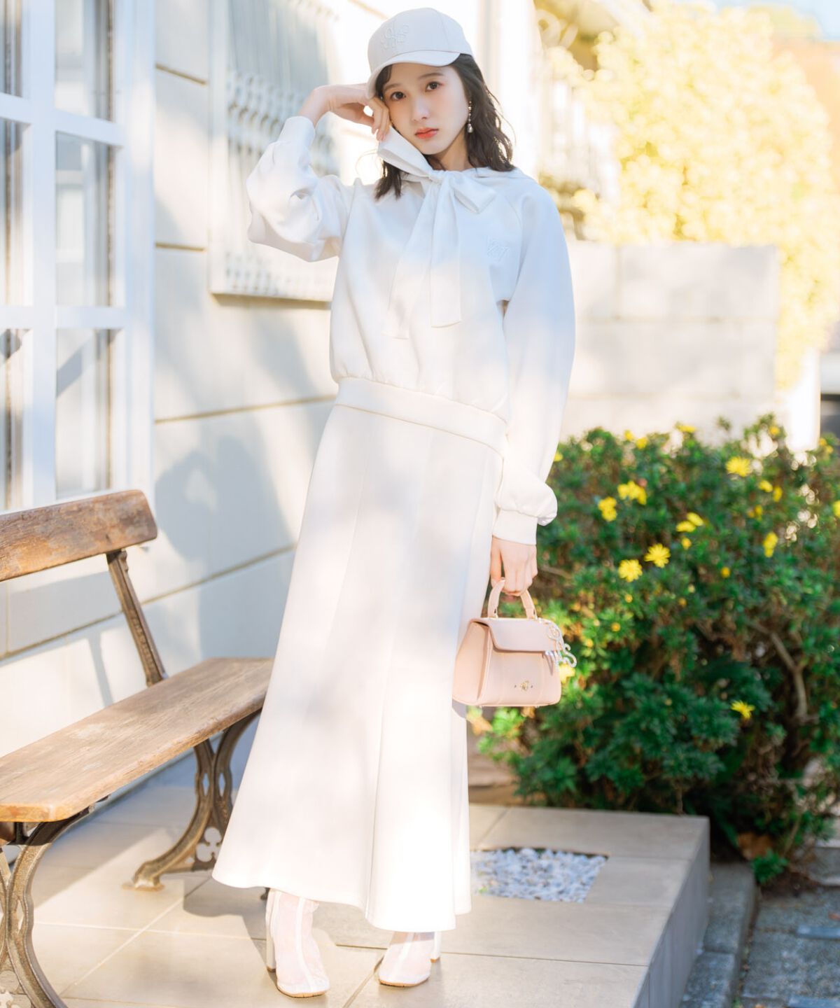 WILLSELECTION「リボンスウェットフーディー」|パーカー|