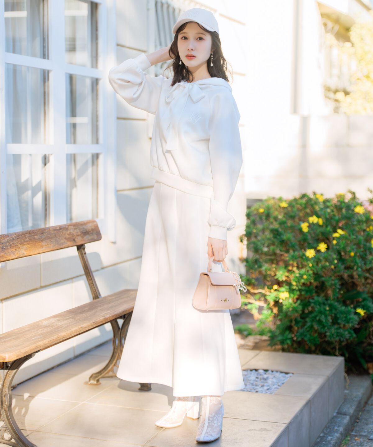 WILLSELECTION「リボンスウェットフーディー」|パーカー|