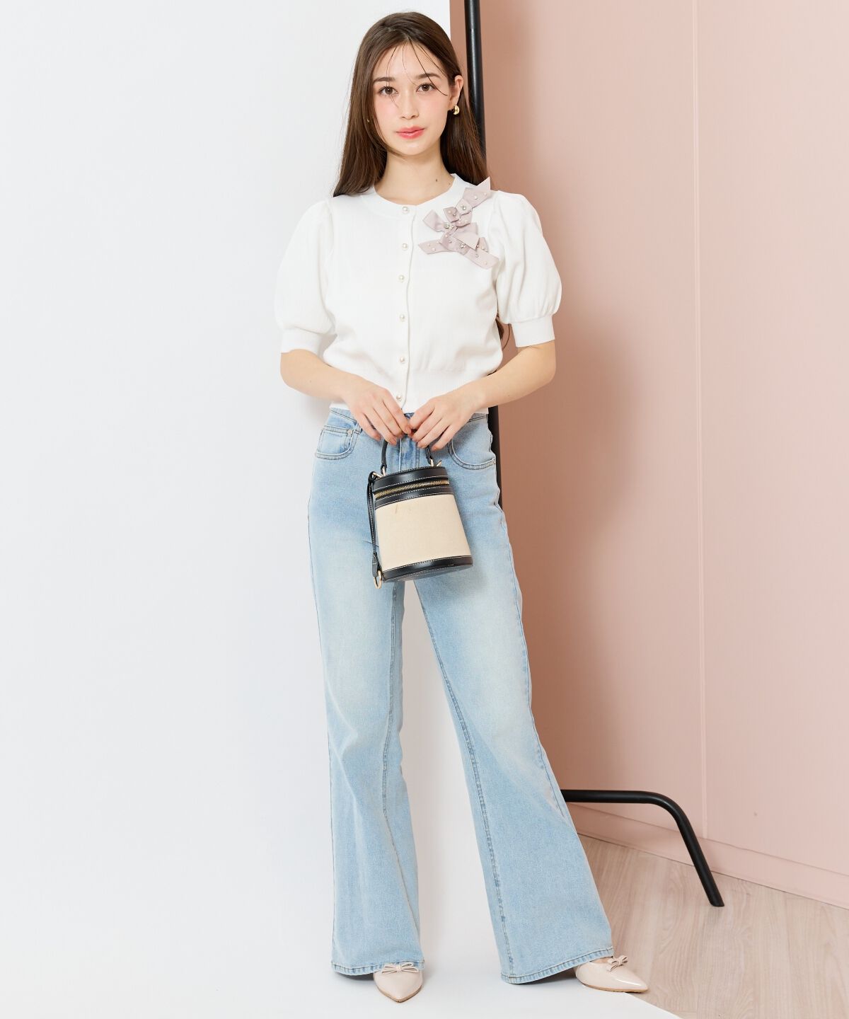 WILLSELECTION「リボンデコレーションカーディガン」|カーディガン|