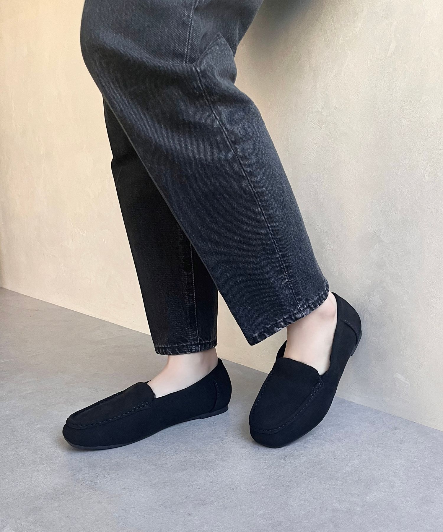 WA Oriental TRaffic「【累計5万足突破】 もこもこ ムートンシューズ /12311 モカシン フェイク ファー 再入荷 フラット」|パンプス|