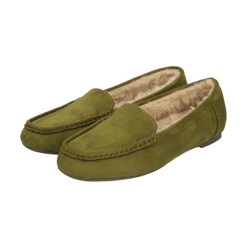 WA Oriental TRaffic「【累計5万足突破】 もこもこ ムートンシューズ /12311 モカシン フェイク ファー 再入荷 フラット」|パンプス|