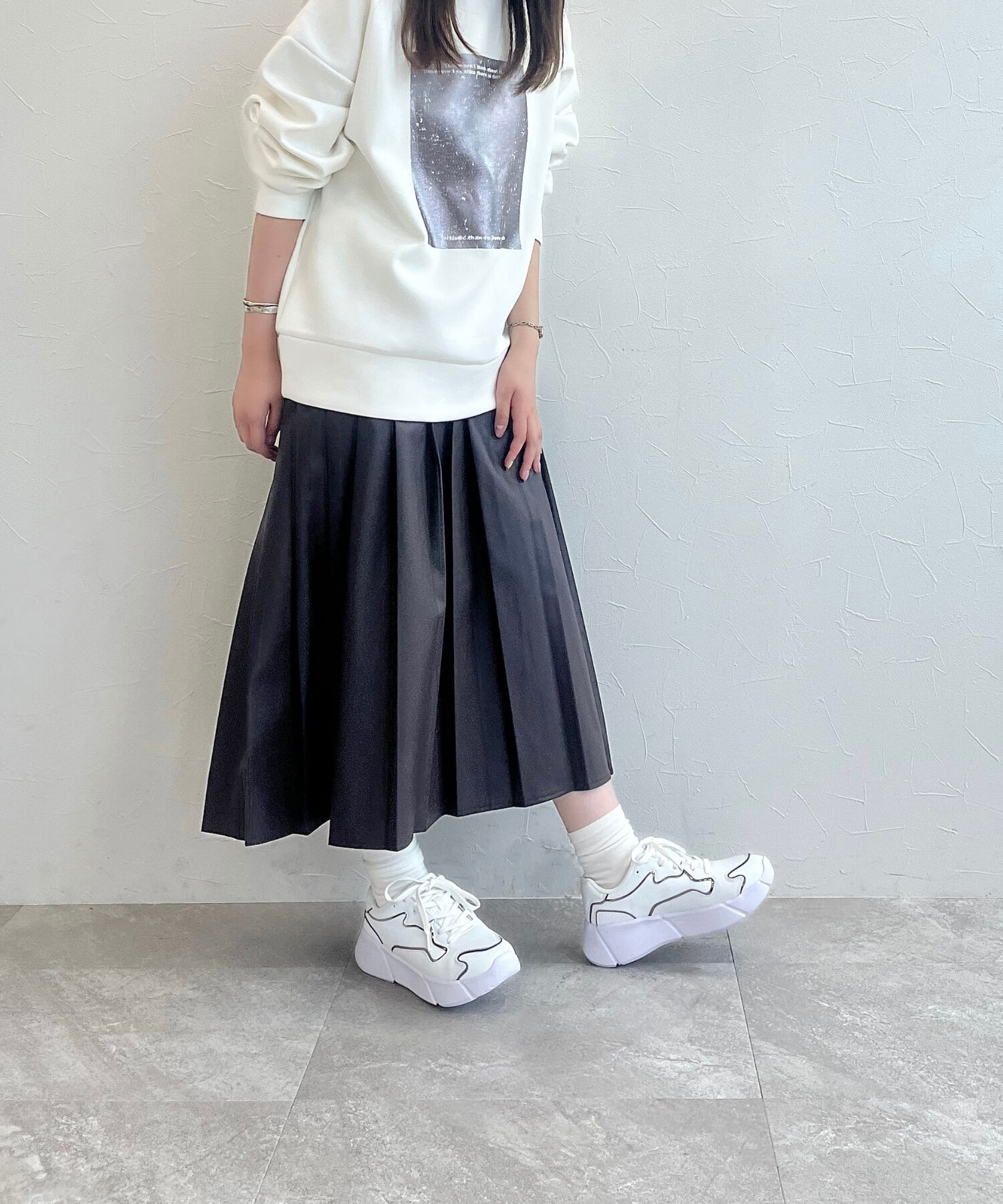 ORiental TRaffic「【トレンド】メタリックライン厚底スニーカー/OT3727」|スニーカー|