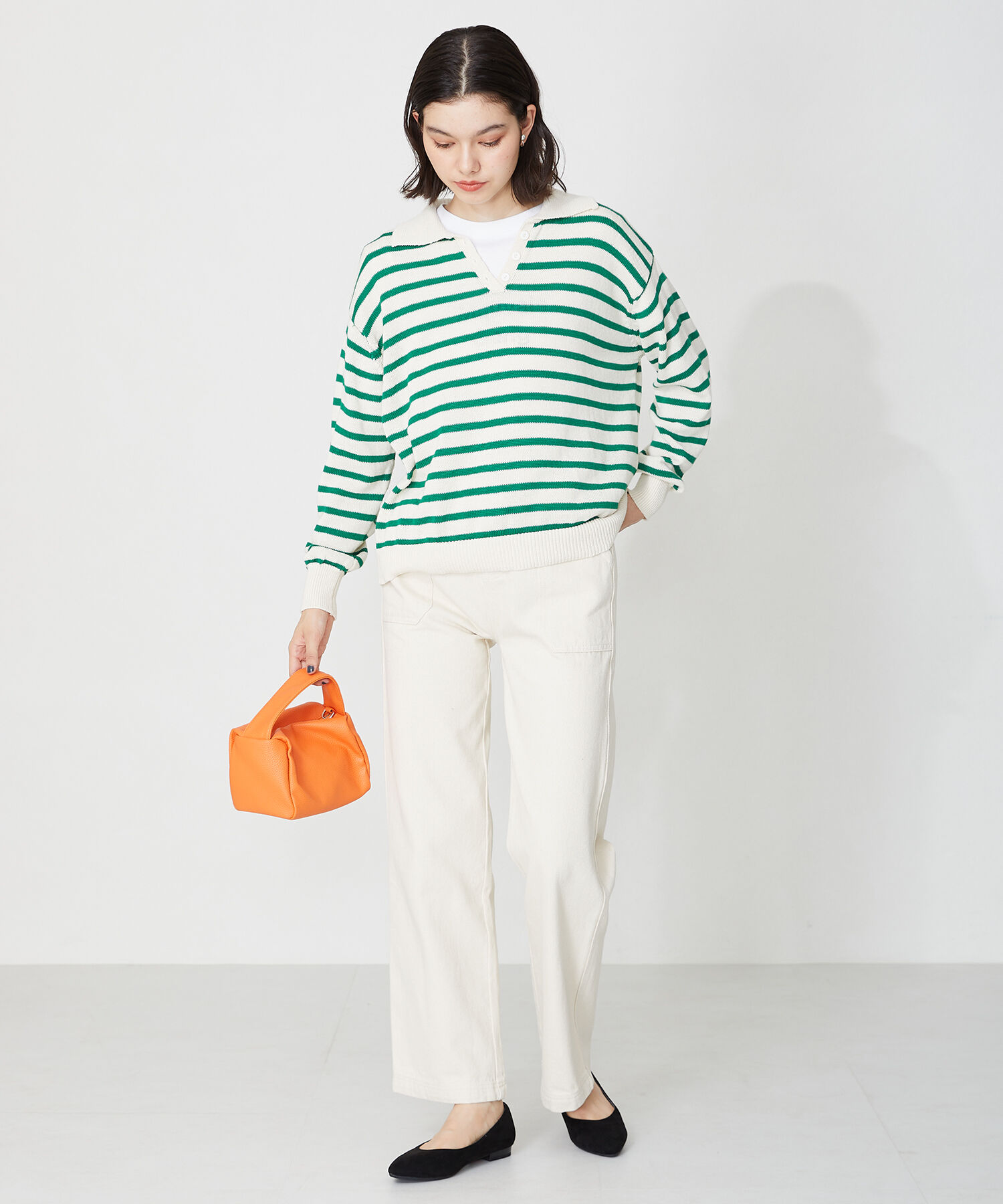 ORiental TRaffic「【跳べるパンプス/シリーズ累計１５０万足突破】プレーン フラット ヒール/R-3212 パンプス」|パンプス|