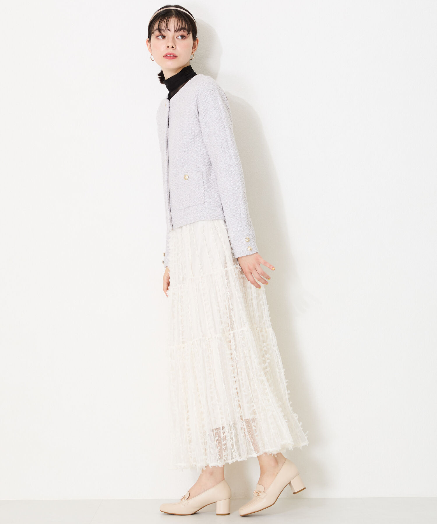 ORiental TRaffic「【跳べるパンプス/シリーズ累計１５０万足突破 】ビット ヒールローファー /R-3214 厚手クッション」|パンプス|