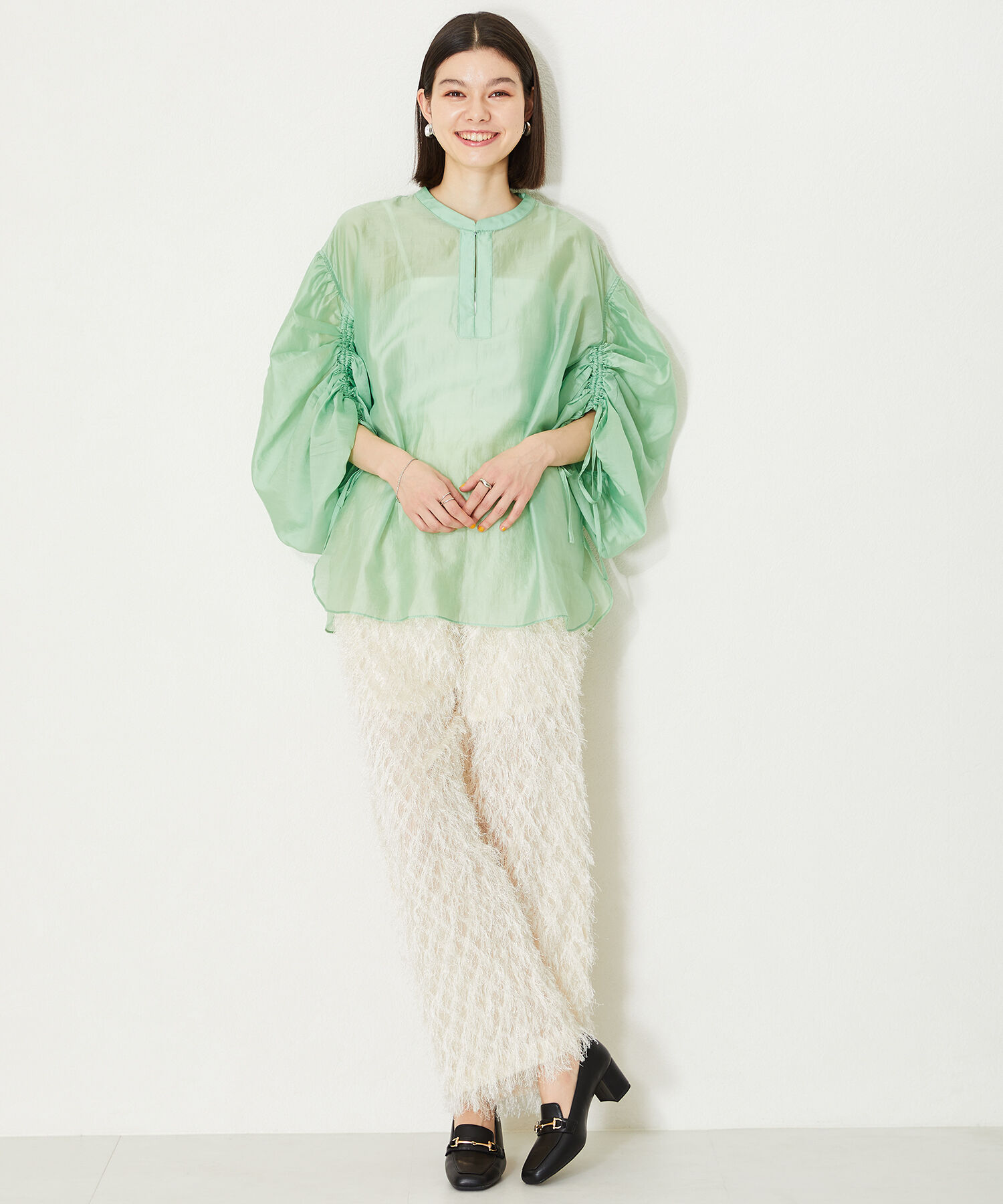 ORiental TRaffic「【跳べるパンプス/シリーズ累計１５０万足突破 】ビット ヒールローファー /R-3214 厚手クッション」|パンプス|