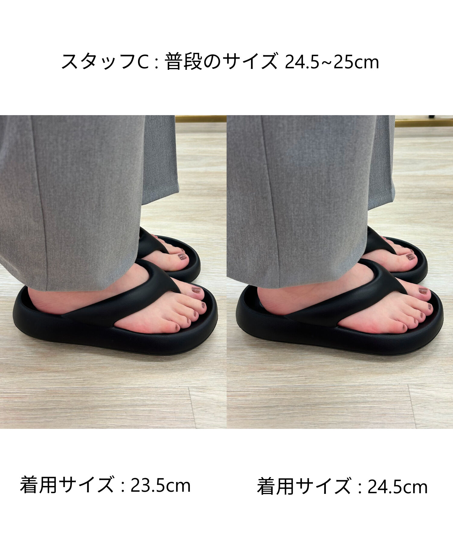 ORiental TRaffic「【リカバリーサンダル】パデットトングサンダル/OT3219 トング サンダル 人気 売れてる トレンド 軽い」|サンダル|